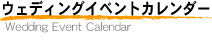 �E�F�f�B���O�C�x���g�J�����_�[